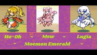 mGBA  How to use cheats in Moemon Emerald to get Mew Lugia amp HoOh [upl. by Ansel]