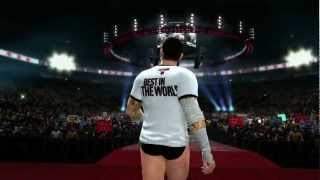 CM Punk makes his entrance in WWE 13 Official [upl. by Kenimod]