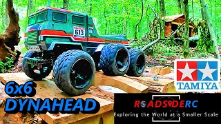 Tamiya Dynahead 6x6 Build and Crawling [upl. by Rawdin]