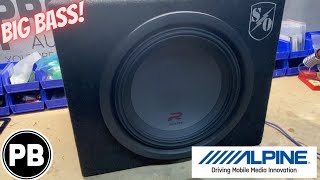 Alpine Type R 12quot Unboxing And Demo  RW12D4 [upl. by Nrojb]