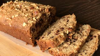 Date Walnut Loaf Cake  Rich amp Moist Cake  Em’s Kitchen [upl. by Roselba941]