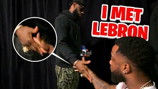 I FINALLY MET LEBRON JAMES [upl. by Dyraj]