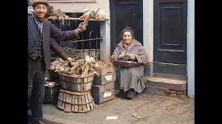 Amsterdam De Jodenbuurt in 1925 in kleur [upl. by Lienad104]