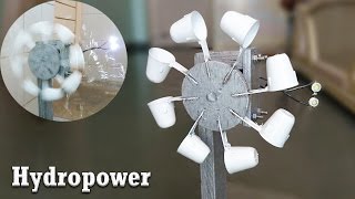 How to Generate Electricity from Water flow  Hydropower [upl. by Germano]