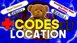 Slayers Unleashed New Reroll Codes And Teddy Bear Locations [upl. by Downall]