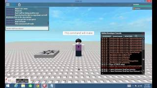 ROBLOX DEVELOPER CONSOLE COMMANDS [upl. by Aneras370]