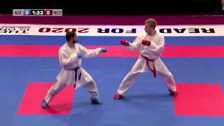 Rafael Aghayev vs René Smaal Final Kumite Male 75kg 48th European Karate Championships [upl. by Znarf797]