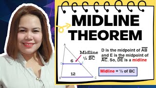 MIDLINE THEOREM  GRADE 9 [upl. by Ahsenev]