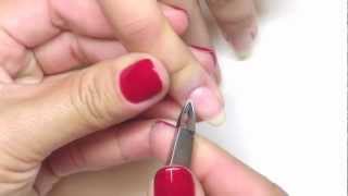 NAILS Troubleshooter Using A Cuticle Nipper Correctly [upl. by Yvor565]