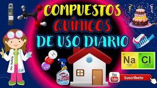 EJEMPLOS DE COMPUESTOS QUÍMICOS USADOS EN LA VIDA COTIDIANA [upl. by Loredo208]