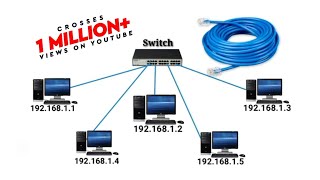 Create LAN Network Connecting Computer in Networking or share the resources [upl. by Zeba]