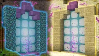 Minecraft  How To Make Custom Portals  Teleport Anywhere In Minecraft [upl. by Prady]