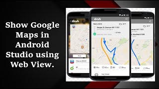 Show Google Maps in Android Studio using Web View [upl. by Metzger]