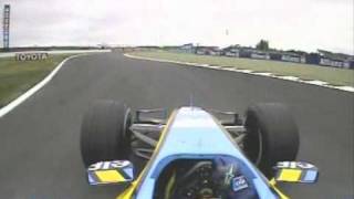 fernando alonso onboard pole lap at magny cours 2005 [upl. by Jaquelin]