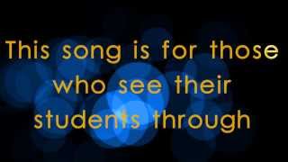 LYRICS You Have Made A Difference  A Teacher appreciation song [upl. by Barabas79]