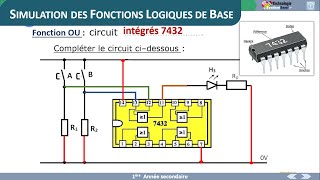 08 SIMULATION DES FONCTIONS LOGIQUES DE BASE [upl. by Ekal]