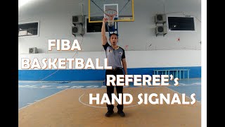 FIBA Referees Hand Signals [upl. by Anel]