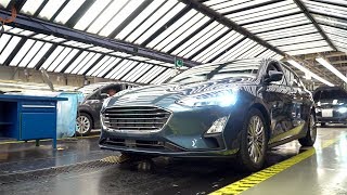 Ford Focus production at the Ford Saarlouis plant in Germany [upl. by Nafets]