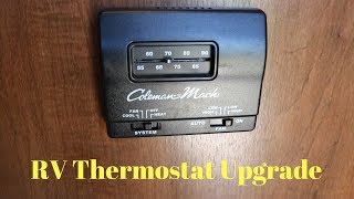 How To Upgrade Your RV Thermostat DIY Honeywell [upl. by Allen]