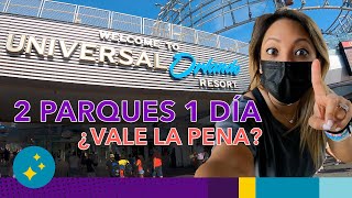 🔥 UNIVERSAL STUDIOS 2 PARQUES en UN DÍA 🔥 Qué hacer Park to Park Orlando [upl. by Tacklind]