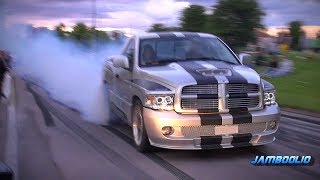 Dodge Ram SRT10  Mean V10 Sound Even Meaner Burnout [upl. by Delbert]