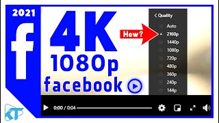 How to upload 4k1080p Videos on Facebook  2021 [upl. by Benildis]