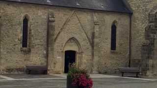 SainteMèreÉglise Church John Steele DDay 1944 [upl. by Gilliette]