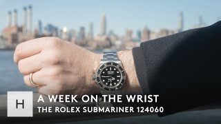 The Rolex Submariner Ref 124060  A Week On The Wrist [upl. by Sokul889]