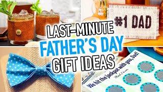 8 LASTMINUTE DIY Father’s Day Gift Ideas [upl. by Aivad]