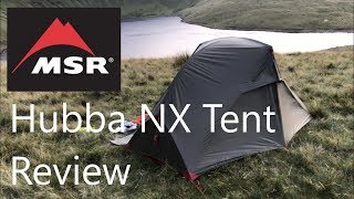 MSR Hubba NX 1 Person Backpacking Tent Overview [upl. by Zulema765]