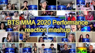 BTS MMA 2020 Performance｜reaction mashup [upl. by Yelsehc]