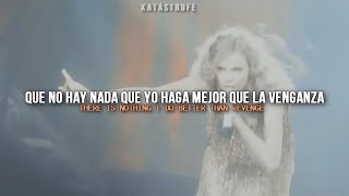 Taylor Swift  Better Than Revenge Español  Lyrics  Speak Now World Tour [upl. by Ytsim]