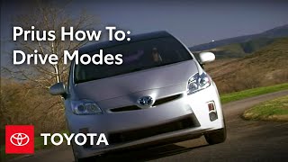 2010 Prius HowTo Drive Modes  Toyota [upl. by Farica947]