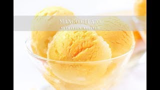 Mango Gelato No Churn Ice Cream  Vegan Paleo [upl. by Jaret]