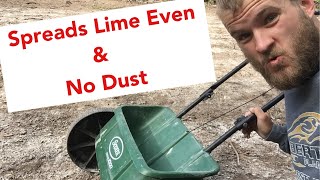 BEST way to SPREAD LIME by HAND [upl. by Olim]