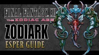 Final Fantasy XII The Zodiac Age  ZODIARK  Optional Espers Guide [upl. by Isleana]