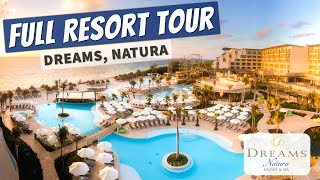 Dreams Natura Resort amp Spa  All Inclusive Family Resort  Full Walkthrough Resort Tour 4K  2021 [upl. by Bodnar946]