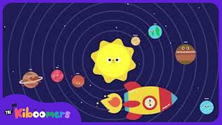 The Planets Song  The Kiboomers Preschool Songs amp Nursery Rhymes About The Solar System [upl. by Aneehc180]