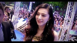 Fan Bingbing at the XMen Days Of Future Past Singapore premiere [upl. by Iek204]