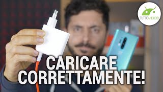 Come caricare CORRETTAMENTE la BATTERIA degli SMARTPHONE [upl. by Swayne]