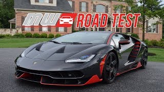 2017 Lamborghini Centenario  Road Test [upl. by Perlis]