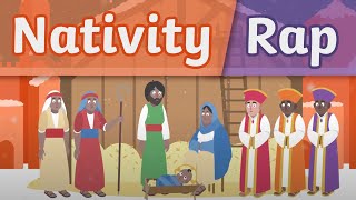 The Nativity Story Rap  A Christmas Song  Twinkl Kids Tv [upl. by Lyrehs709]