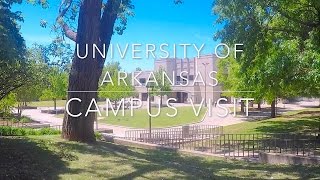 University of Arkansas Campus Tour amp Visit WALKING TOUR [upl. by Karrie]