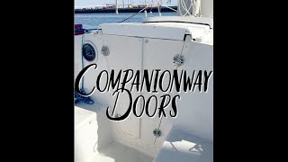 Companionway Door Build [upl. by Notserp]