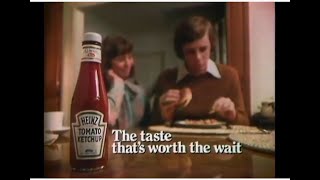 Heinz Ketchup Anticipation Commercial 1977 [upl. by Aiotal]