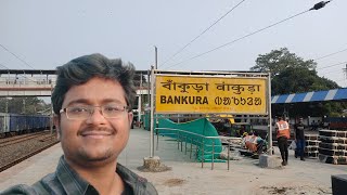 Masagram to Bankura Local Train Journey  মসাগ্রাম থেকে বাঁকুড়া লোকাল ট্রেন জার্নি। [upl. by Eniak]