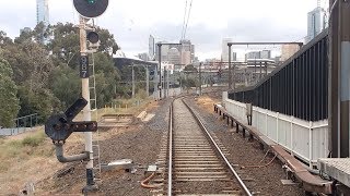 Drivers View Richmond to Flinders St via Caulfield Rail Loop Melbourne [upl. by Alysoun331]