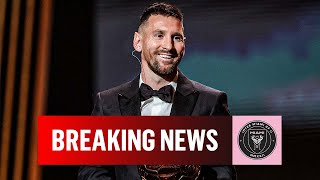 Lionel Messi Wins 2023 Ballon dOr I CBS Sports [upl. by Leese]