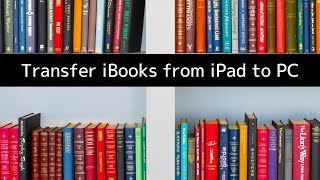 How to Transfer iBooks and EPUBs Between iPad and Windows PC [upl. by Olshausen]