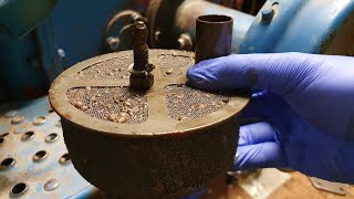 Fordson Major Hydraulic Filters Removal [upl. by Nyledaj777]